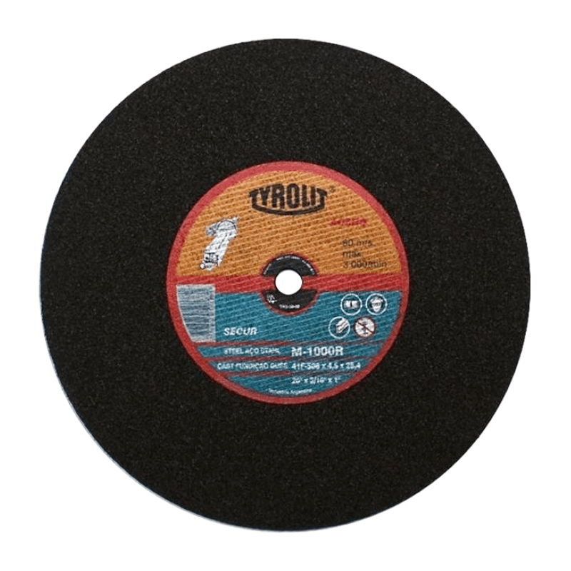 TYROLIT DISCO ABRASIVO SECUR EXTRA PARA CORTE REFORZADO DE ACERO 508X4.5X25.4 (TRS-10-33)