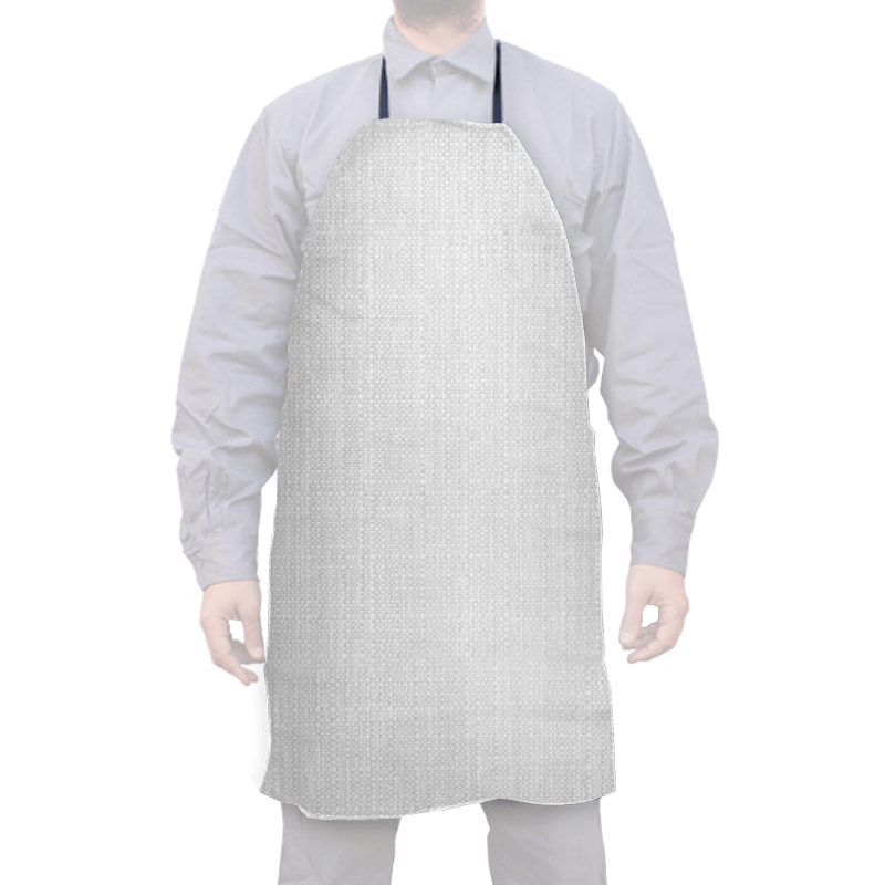 DELANTAL DE TELA CERÁMICA CON SOPORTE TEXTIL Y JEAN