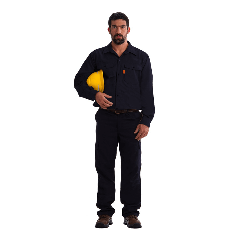 GEOTEX CAMISA IGNÍFUGA UNIFORTE TALLES 36 AL 60 AZUL