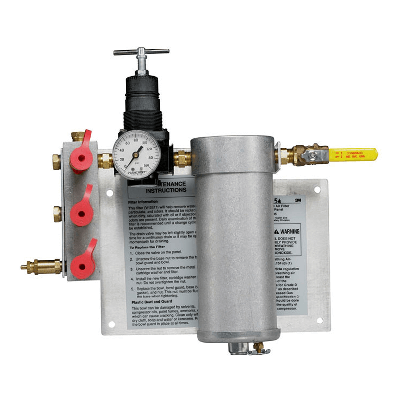 3M PANEL REGULADOR Y FILTRO W-2806 PARA PARTÍCULAS Y VAPORES (20658)
