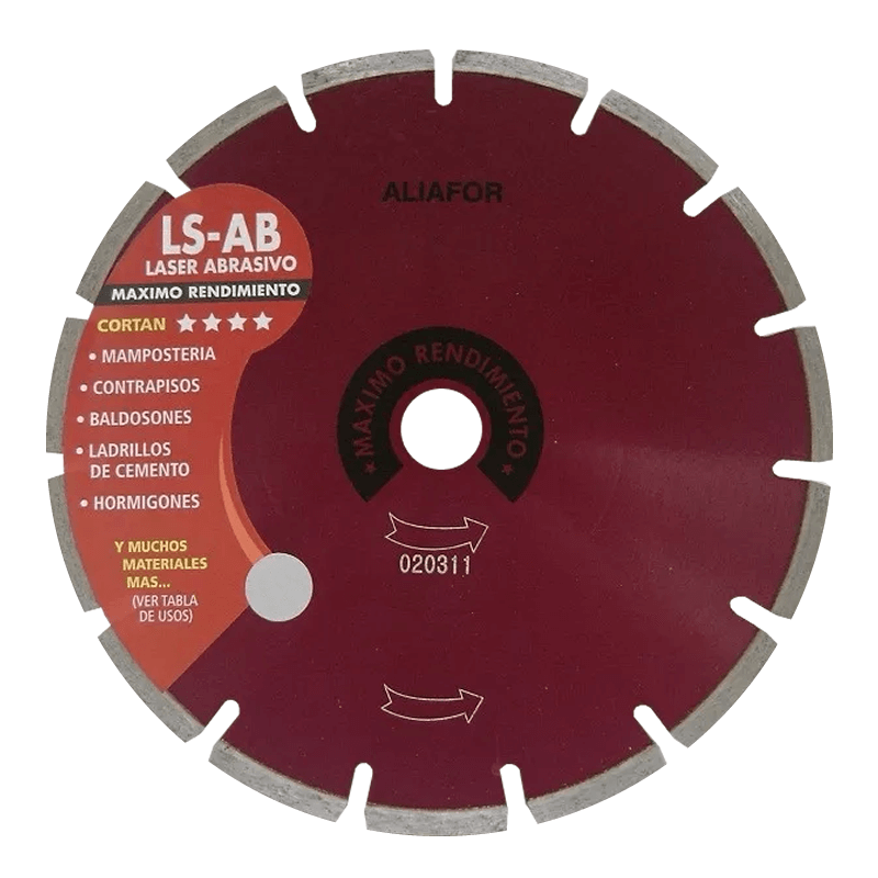 ALIAFOR DISCO DIAMANTADO LÁSER ABRASIVO 7