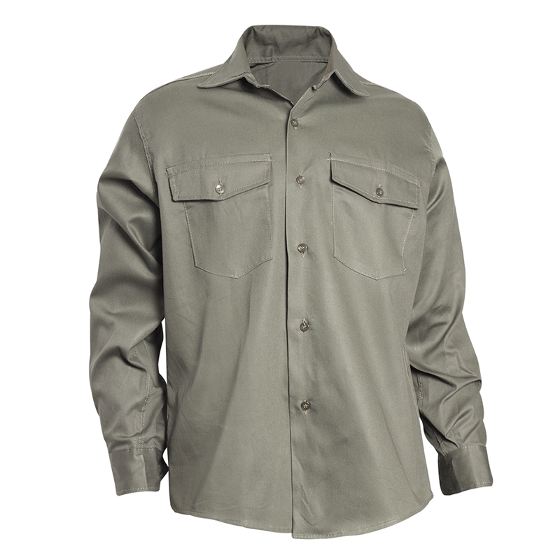 CAMISA DE TRABAJO VERDE TALLES (56 AL 60)