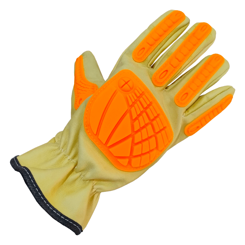 PROWORK GUANTES VAQUETA CON REFUERZO TPR ANTISHOCK T11 (PW1926X)