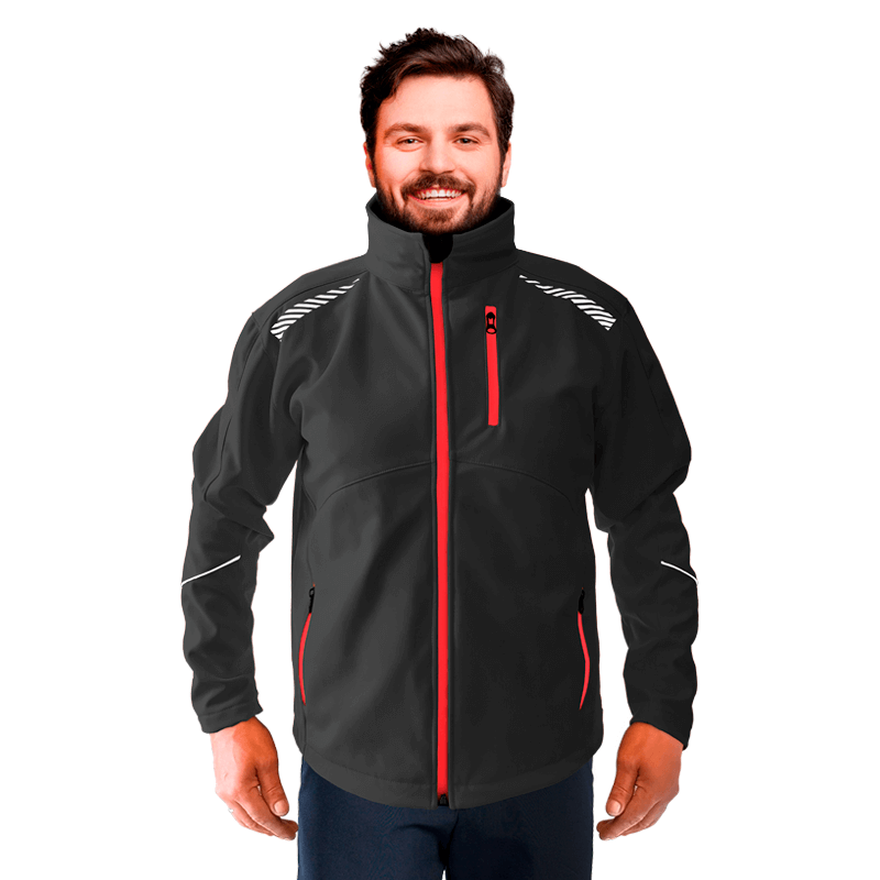 PROWORK CAMPERA SOFTSHELL NEGRA TALLES XS AL L