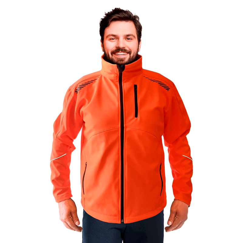 PROWORK CAMPERA SOFTSHELL NARANJA TALLES XS AL L