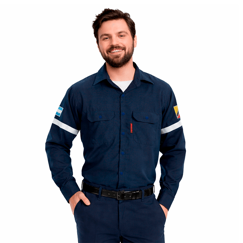 PROWORK CAMISA IGNÍFUGA DUPONT FORTGARD 6.5 TALLES 38 AL 48
